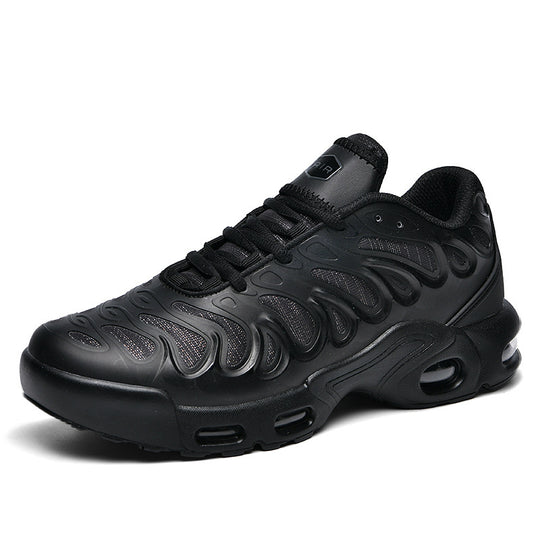 Herren futuristische Dämpfungs-Sneaker mit sichtbarer Luftkammer und strukturiertem Mesh-Overlay EB