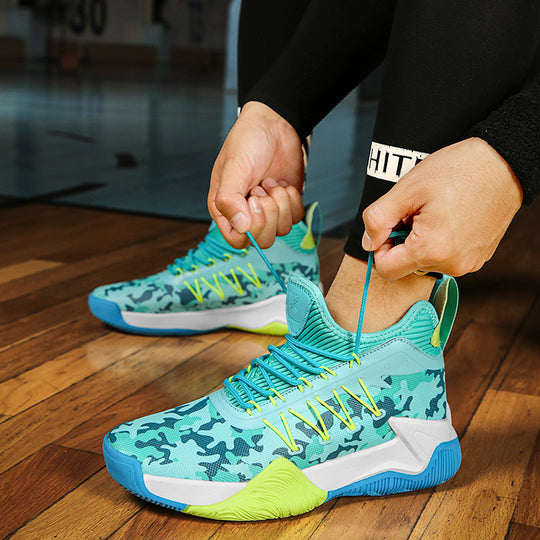 Damen Sportliche Basketball-Sneaker mit atmungsaktiver Mesh-Oberfläche und dämpfendem Fußbett EB