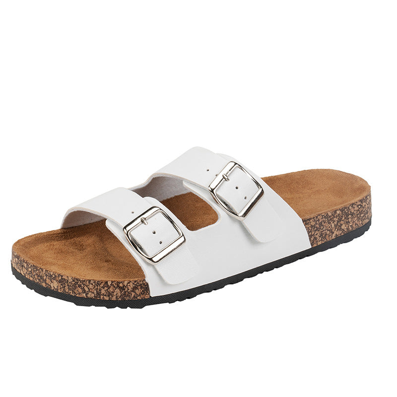 Damen Komfortable Sandalen mit verstellbaren Riemen und ergonomischem Fußbett EB