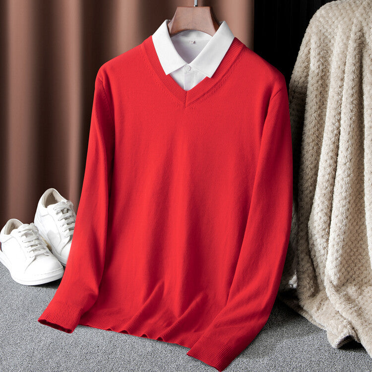 Herren V-Ausschnitt Pullover EB