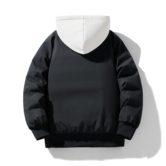 Damen wattierte Übergangsjacke mit abnehmbarem Kapuzensystem und stylischem Innenfutter EB