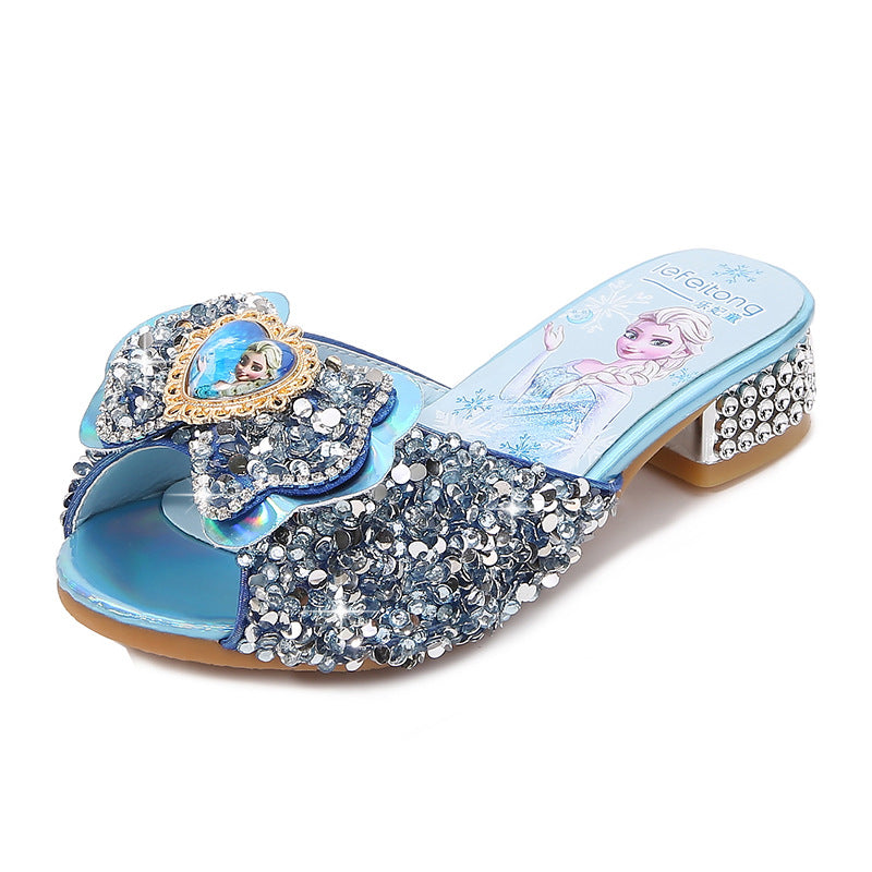 Damen Glitzernde Hausschuhe EB