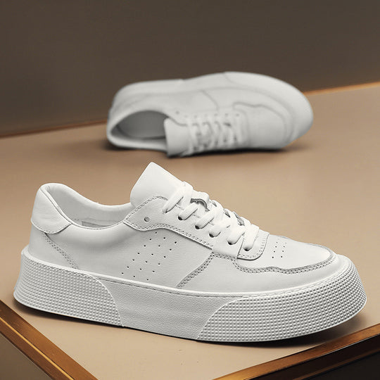 Damen Modische Sneakers mit hohem Plateau und strapazierfähigem Obermaterial EB