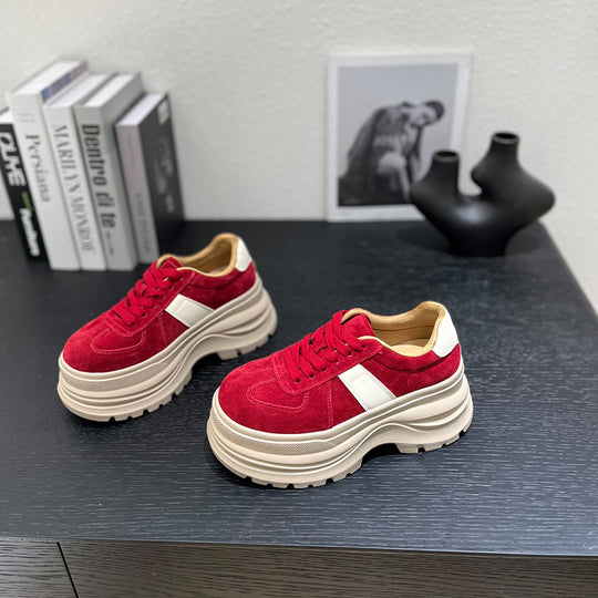 Damen Plattform-Sneaker mit komfortablem Fußbett und modischem Design EB
