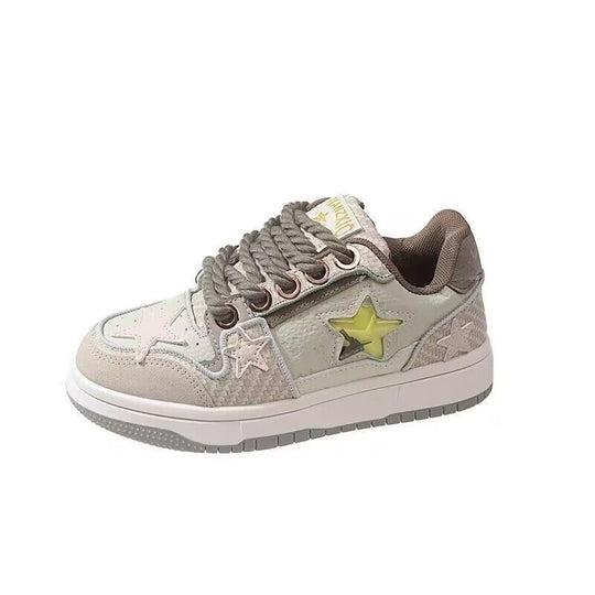 Damen Sportliche Freizeitschuhe mit modischem Sternen-Design EB