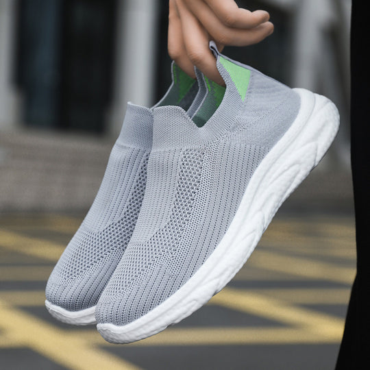 Damen Atmungsaktive Slip-On Laufschuhe mit flexiblem Obermaterial EB