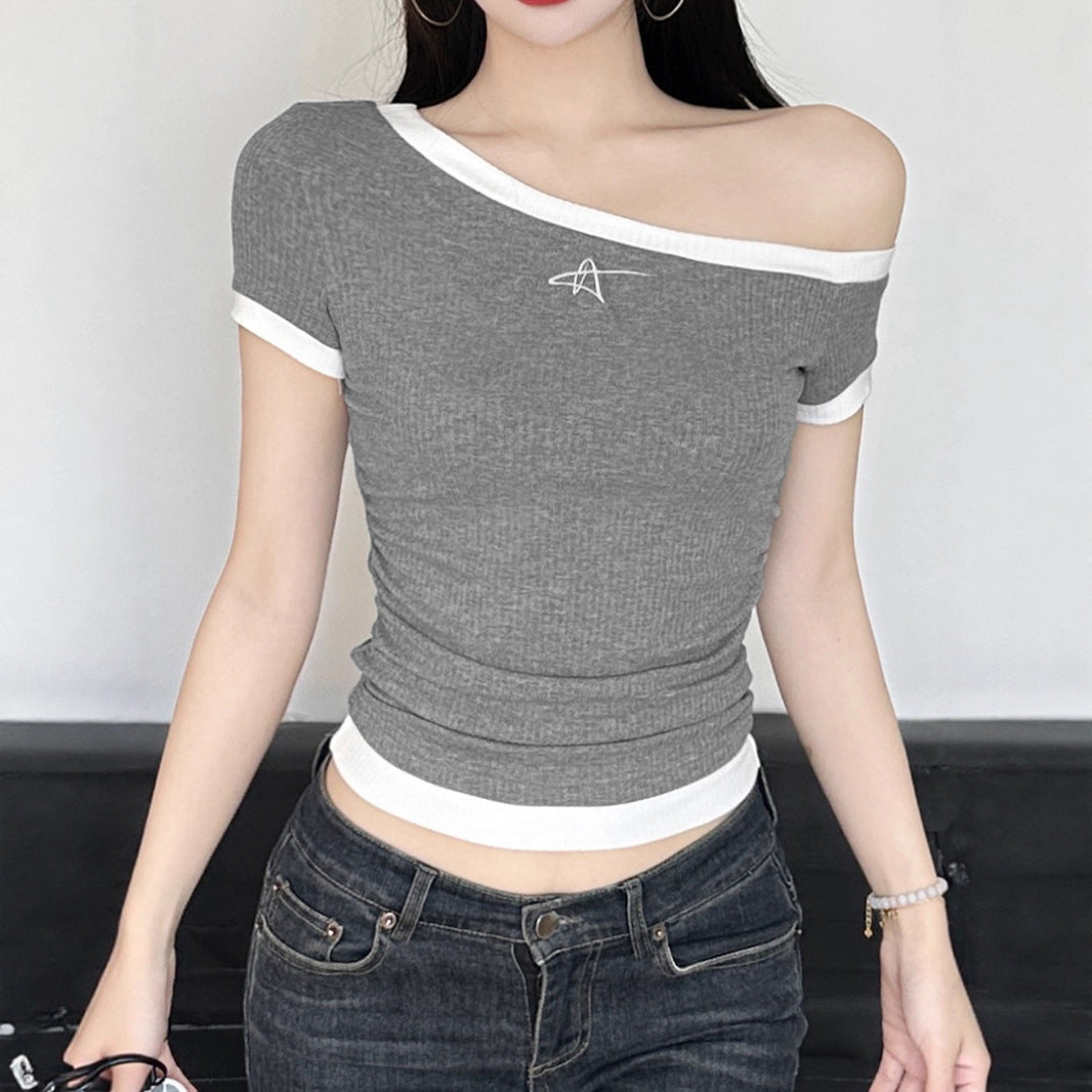 Damen figurbetontes Kurzarmshirt EB