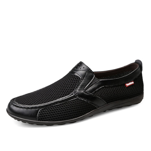 Damen atmungsaktive Slip-On Freizeitschuhe mit rutschfester Sohle EB