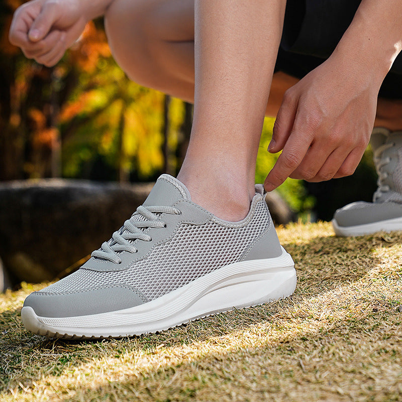 Damen Atmungsaktive Freizeit-Sneaker mit elastischem Schnürsystem EB