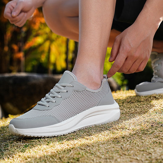 Damen Atmungsaktive Freizeit-Sneaker mit elastischem Schnürsystem EB