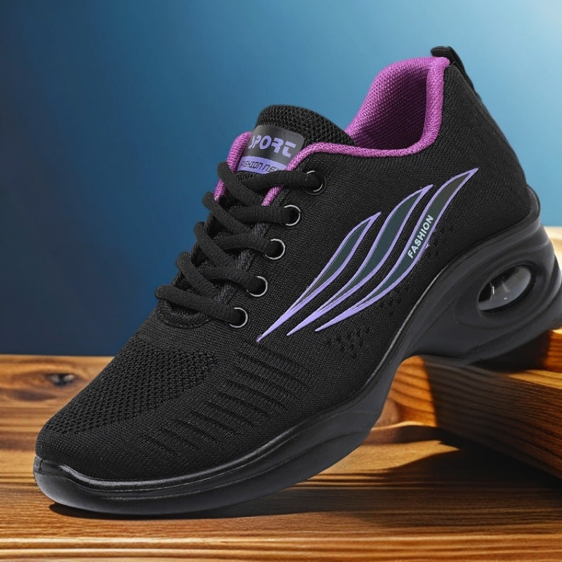 Damen Sportliche Sneakers mit dämpfender Sohle EB