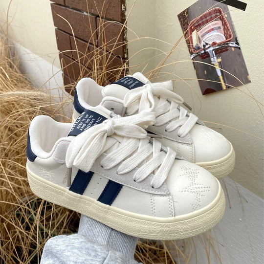 Damen modische Sneakers mit atmungsaktivem Obermaterial und stoßdämpfender Sohle EB