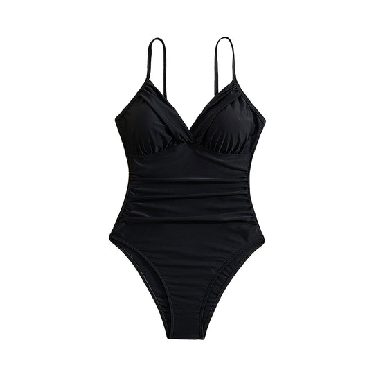 Damen Eleganter Schwimmanzug mit tiefem Ausschnitt EB