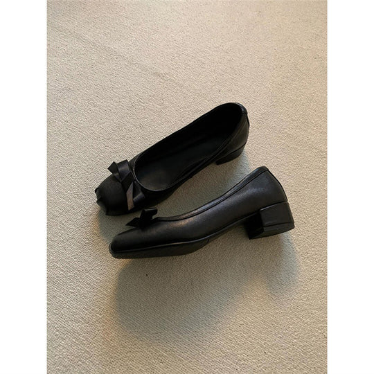 Damen elegante Ballerinas mit modischem Schleifen-Verzierungsdesign EB