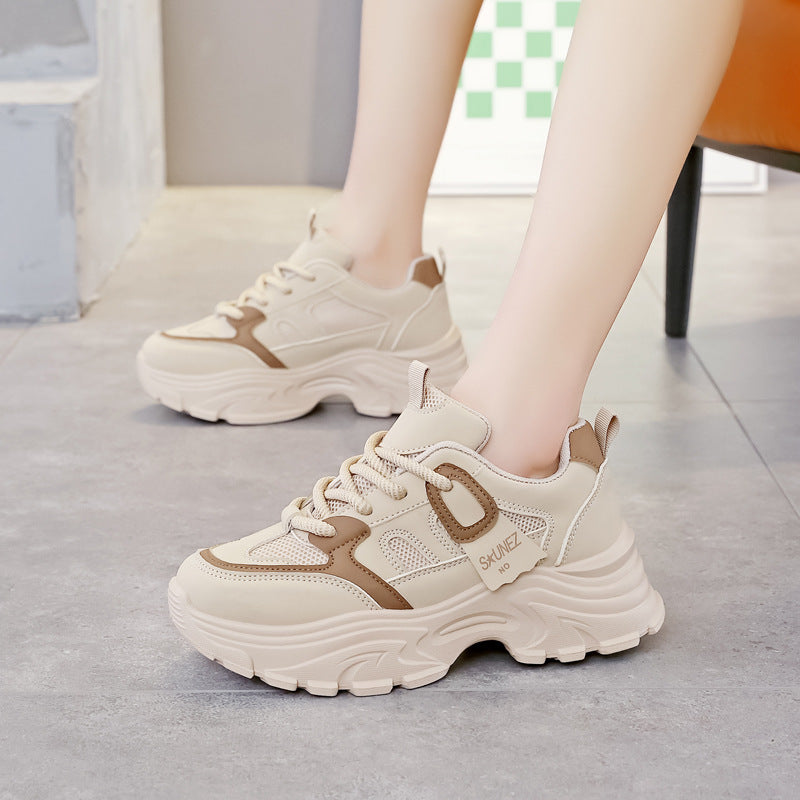 Damen Sportliche Chunky Sneakers mit ergonomischem Profil und rutschfester Sohle EB