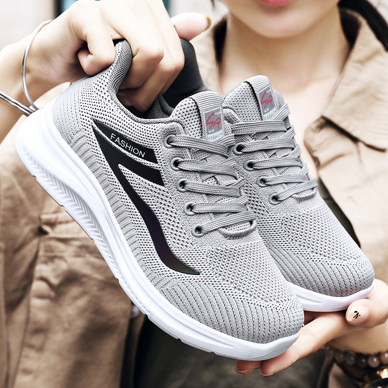 Damen Atmungsaktive Freizeitsneaker mit Unterstützung für den Knöchel EB