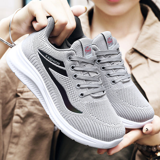 Damen Atmungsaktive Freizeitsneaker mit Unterstützung für den Knöchel EB