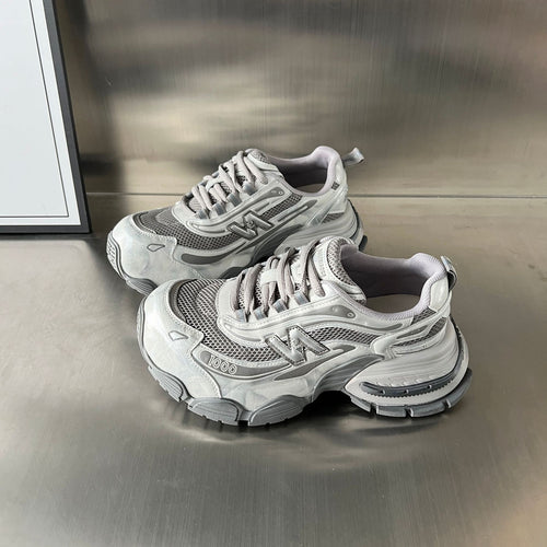 Damen Sportliche Laufschuhe mit atmungsaktiver Mesh-Oberfläche und dämpfender Sohle EB