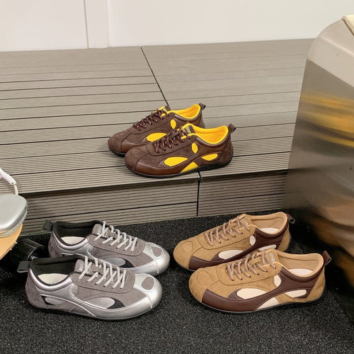 Damen sportliche Freizeit-Sneaker mit atmungsaktiver Obermaterialstruktur und gepolsterter Innensohle EB