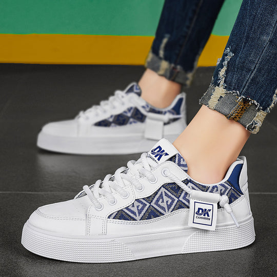 Damen Sportliche Sneakers mit einzigartigem Musterdruck und komfortabler Laufsohle EB