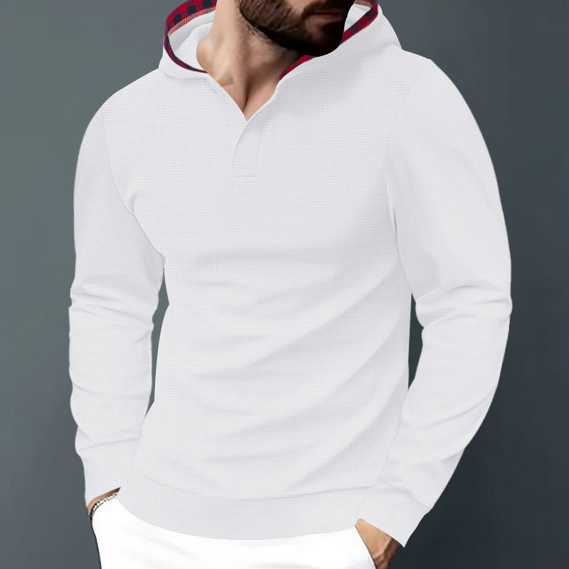 Herren Kapuzensweater mit strukturiertem Design und komfortablem Schnitt EB