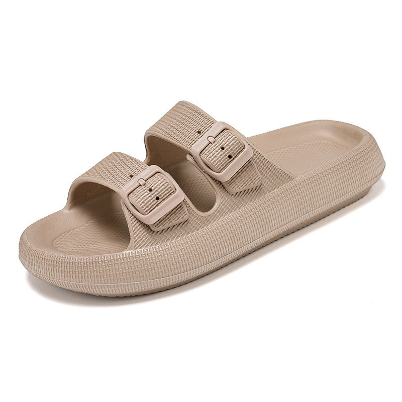Damen Komfortable Sandalen mit Doppel-Schnallen EB