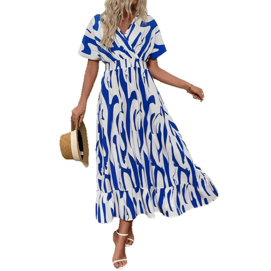 Damen Maxikleid mit fließendem Schnitt EB