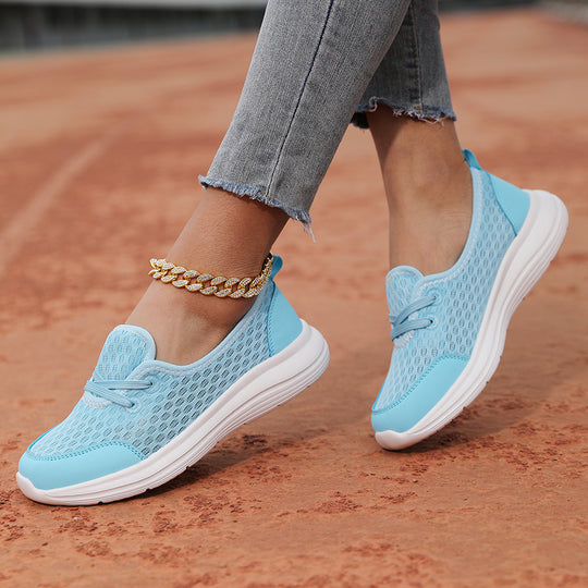 Damen nan atmungsaktiver Schlupfsneaker mit viskoelastischem Fußbett und rutschfester Sohle EB