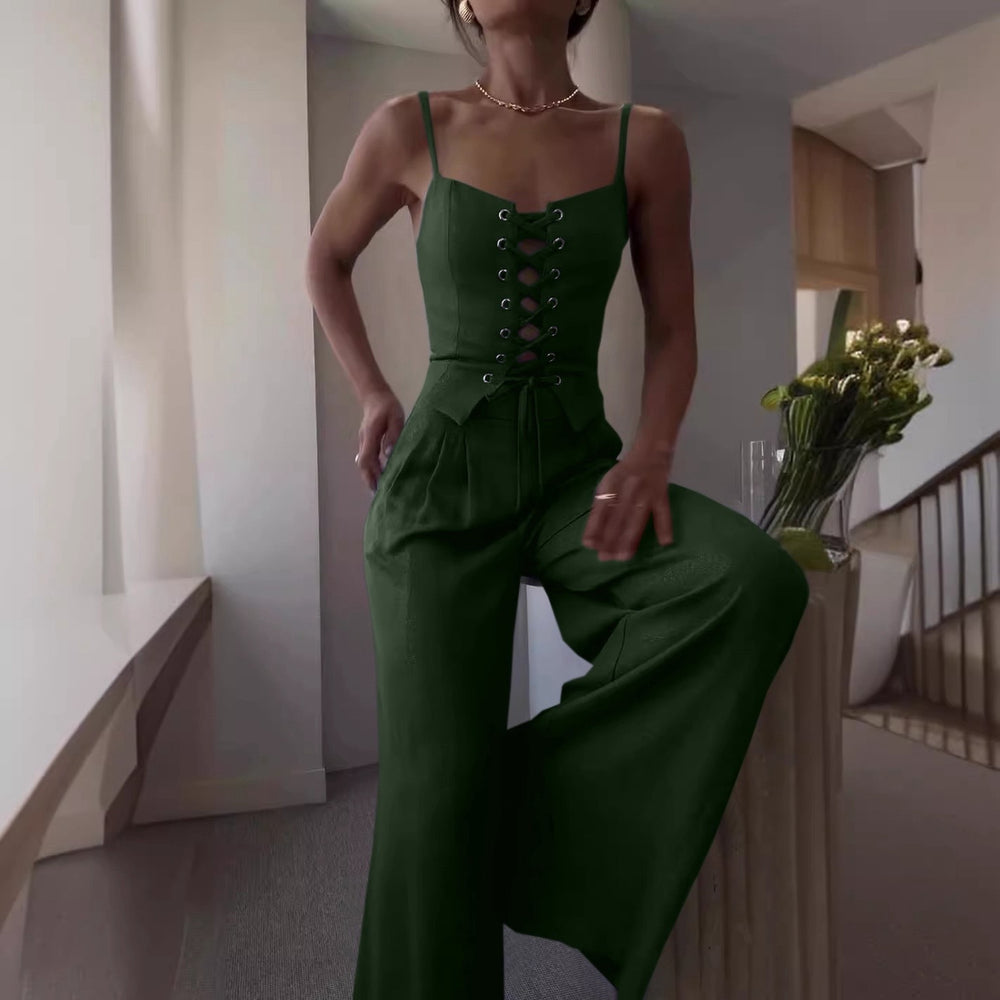 Damen Korsettbluse mit Schnüroptik EB