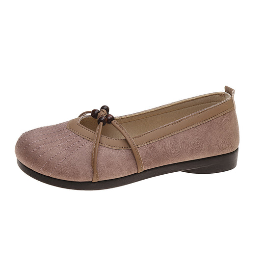 Damen schicke Ballerinas mit dekorativer Schleifen-Applikation EB