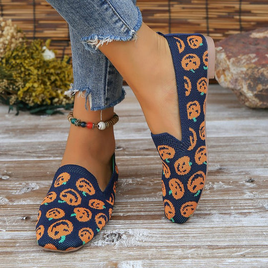 Damen Slip-On Mokassins aus atmungsaktivem Netzmaterial EB