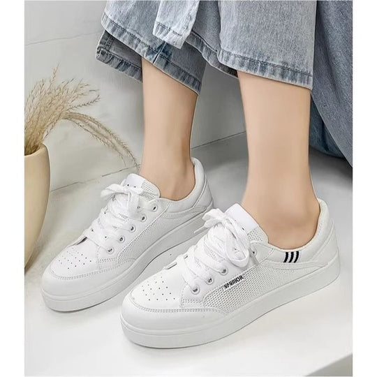 Damen Sportliche Sneaker mit atmungsaktiver Obermaterialstruktur EB