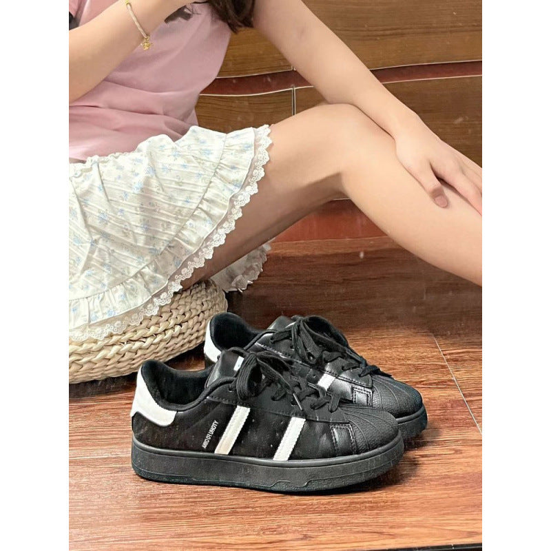 Damen Sportliche Sneaker mit klassischem Design und dämpfender Sohle EB