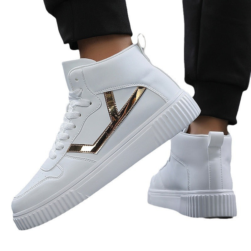 Damen Hochwertige High-Top Sneakers mit trendigem Design und komfortabler Sohle EB