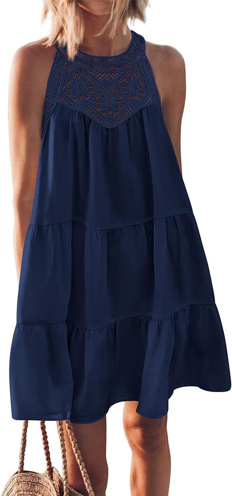 Damen luftiges Sommerkleid EB