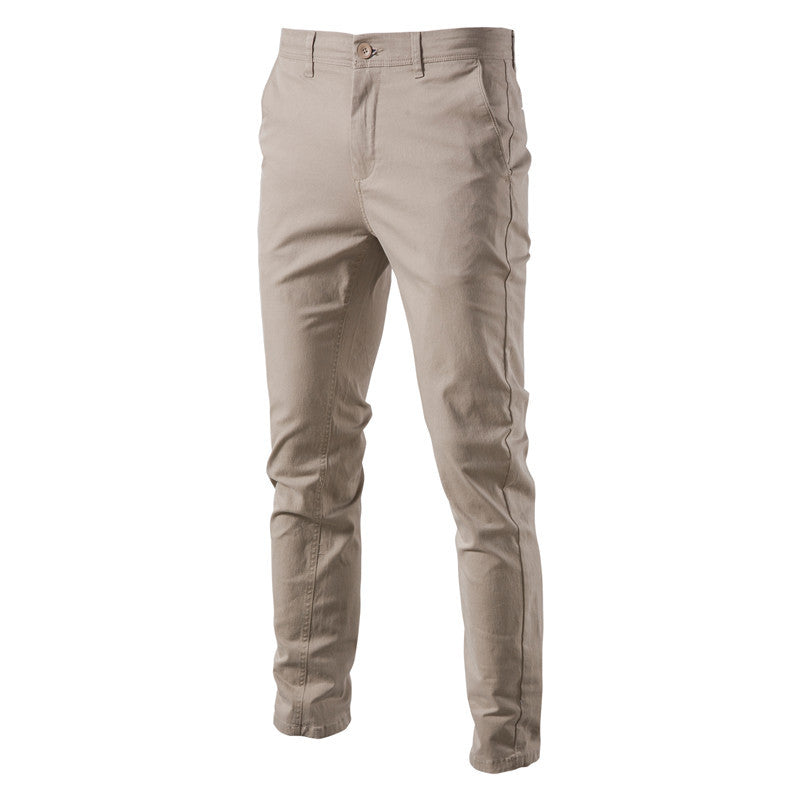 Herren Chinohose mit schmaler Passform und elastischem Bund EB