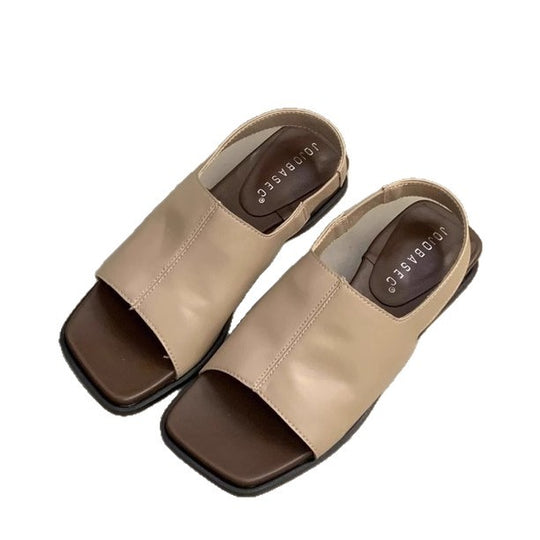 Damen elegante und bequeme Sandalen mit modischem Riemchen und ergonomischer Sohle EB