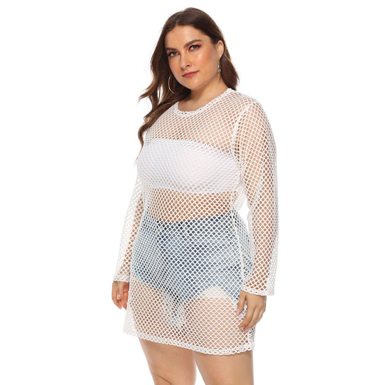Damen Netz-Streifenkleid EB