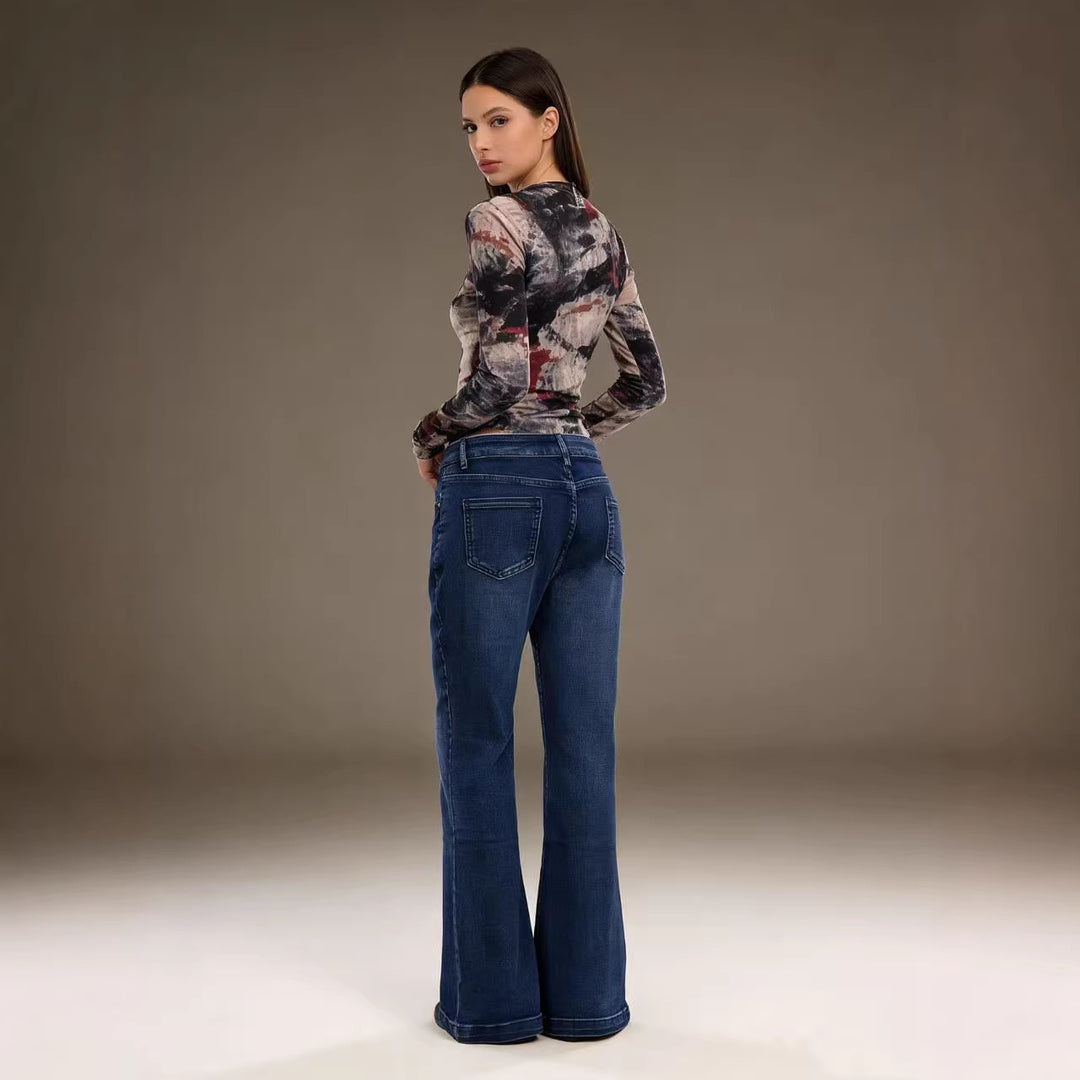 Damen elegantes cropped Oberteil mit Puffärmeln und Vintage-Stickerei EB