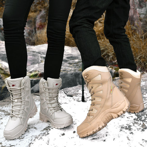 Damen Wasserfeste High-Top Wanderschuhe mit isolierender Innenausstattung EB