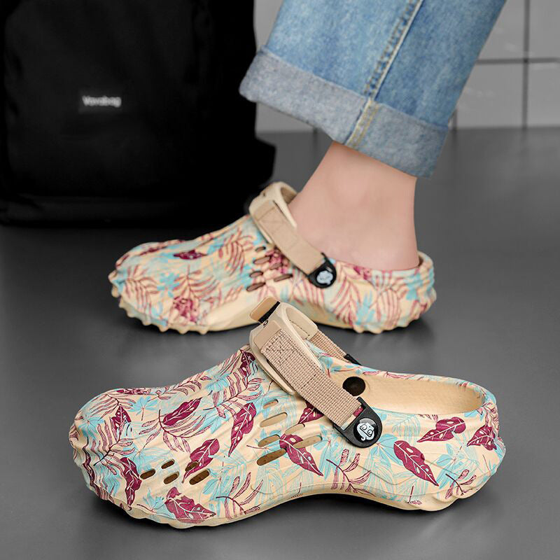 Damen Freizeitclogs mit verstellbarem Riemen und atmungsaktiver Oberfläche EB