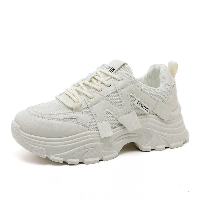 Damen Sportliche Chunky Sneakers mit atmungsaktiver Obermaterialstruktur EB