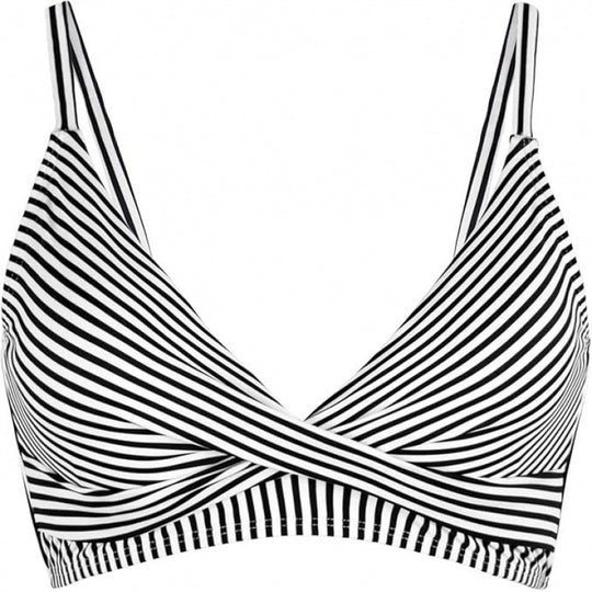 Damen Sportliches Bikini-Oberteil mit Wickel-Design EB