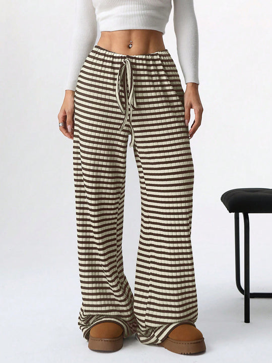 Damen luftige Komfort-Hose mit elastischem Bund und Taschen EB