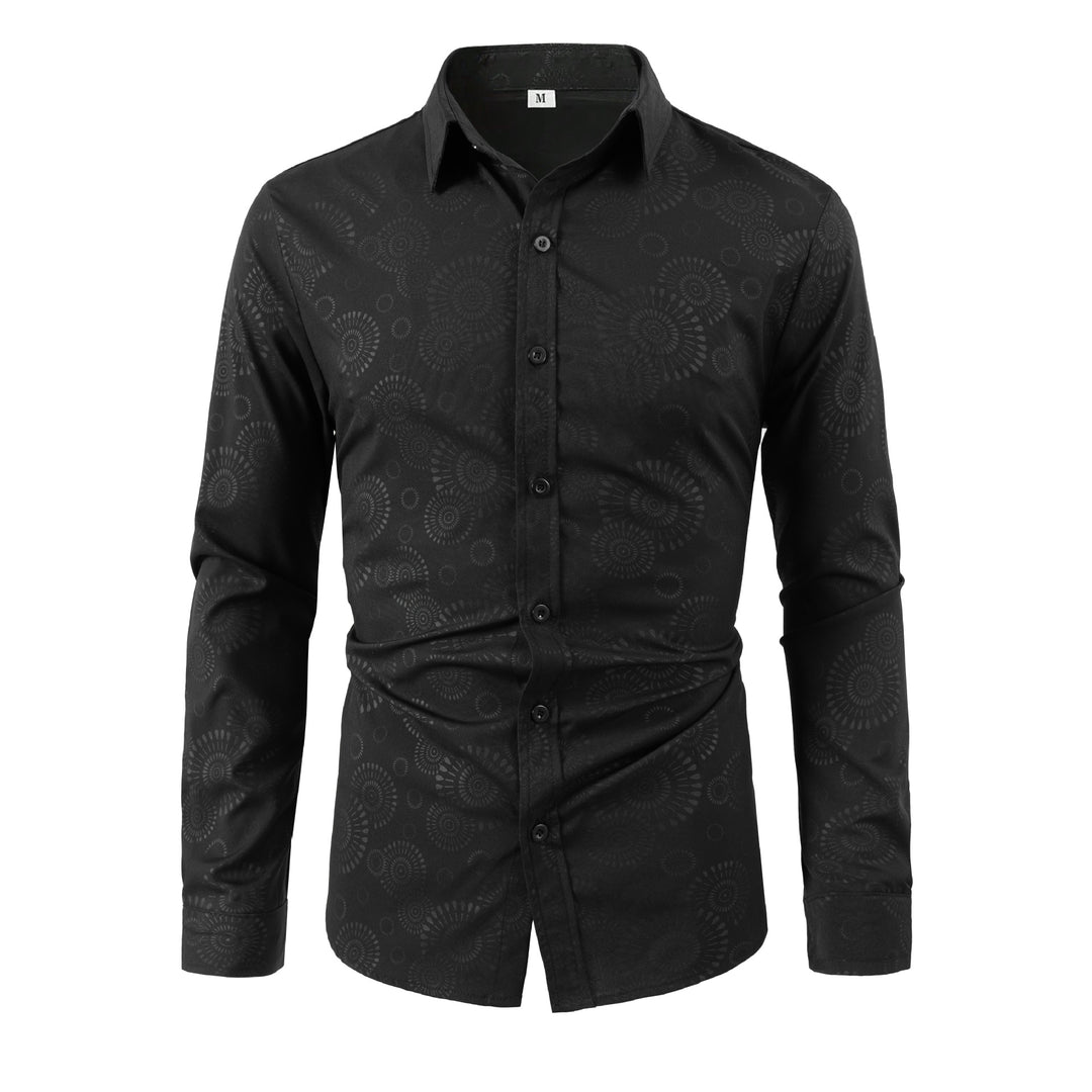 Herren Hemd mit feinem Musterdruck EB