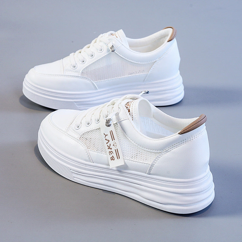 Damen sportliche Sneaker aus atmungsaktivem Material mit bequemer Dämpfung EB