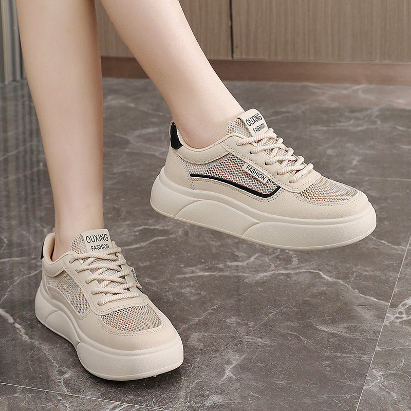Damen Sportliche Sneakers mit atmungsaktivem Obermaterial und komfortabler Dämpfung EB