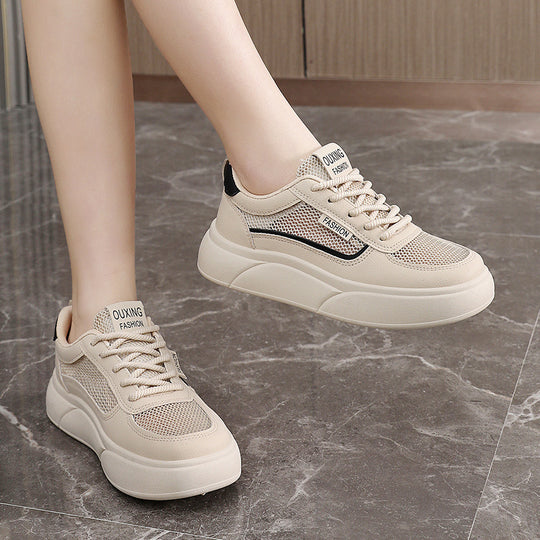 Damen Sportliche Sneakers mit atmungsaktivem Obermaterial und komfortabler Dämpfung EB