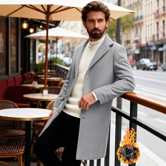 Herren eleganter, klassischer Übergangsblazer EB