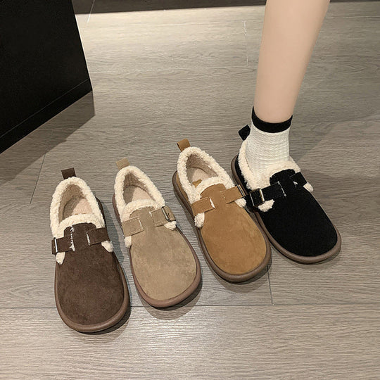 Warme und bequeme flache Schuhe EB